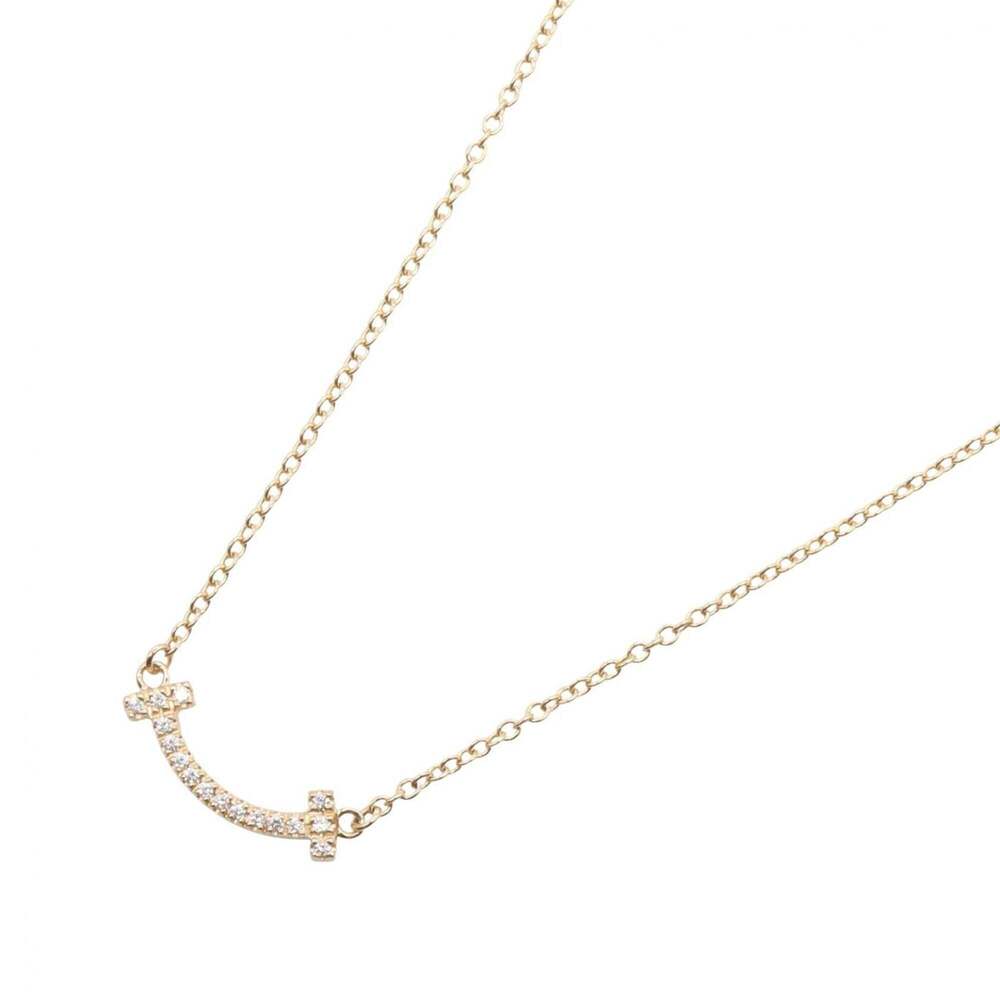 TIFFANY 18k Gold Diamond Necklace
